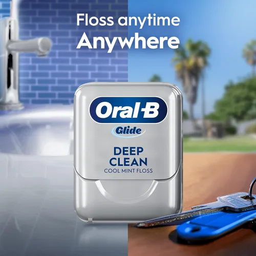 Vista 7 de Oral-B Glide Deep Clean Cool Mint - Hilo dental (131.2 ft)
