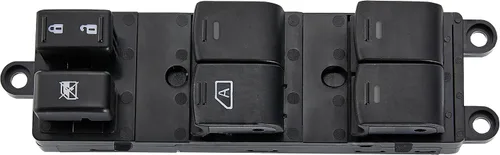 Vista 5 de Interruptor de ventana eléctrica para Nissan Frontier Crew Cab 2007-2015. Interruptor maestro de vidrios de la puerta de control lateral izquierdo