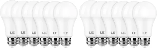 Vista 9 de Lepro Bombillas LED equivalentes a 100 W, 14 W, 1500 lúmenes, luz blanca diurna 5000 K, no regulable, base estándar A19 E26, vida útil de 10000