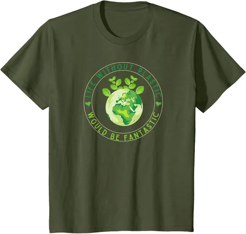 Vista 12 de Life Without Plastic Ecology Planet Original Vegan Gift T-Shirt