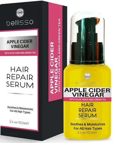 Vista 4 de BELLISSO Set de champú, acondicionador, mascarilla capilar y suero de vinagre de manzana