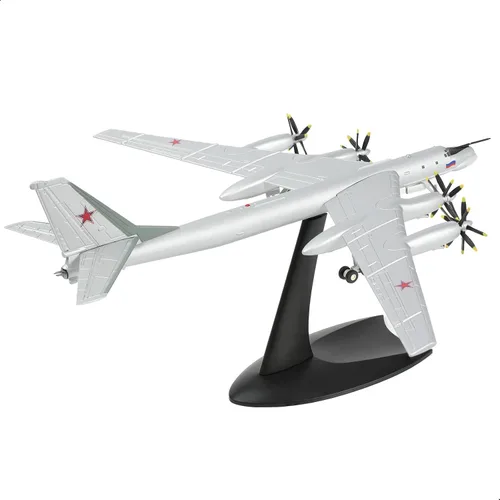 Vista 9 de NUOTIE 1/200 Escala B-52 (Stratofortress) Bombardero estratégico subsónico a chorro de largo alcance fundido a presión modelo de avión militar