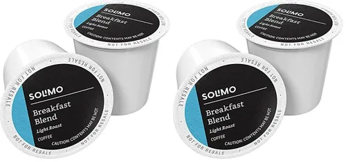 Vista 16 de Marca Amazon – Solimo Cápsulas de café tostado ligero, Morning Light, compatibles con cafeteras Keurig 2.0 K-Cup, 100