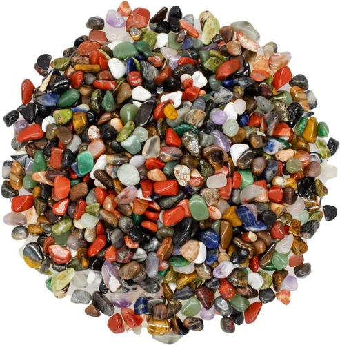 Vista 3 de Hypnotic Gems Materiales: Mezcla de piedras variadas raras de África - Suministros de piedras preciosas pulidas a granel para manualidades, reiki