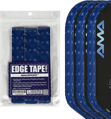Vista 127 de PICKLETECH Cinta de protección de pala de pickleball – Protector de borde de cabeza de paleta – Cinta de protección de borde de raqueta ajuste