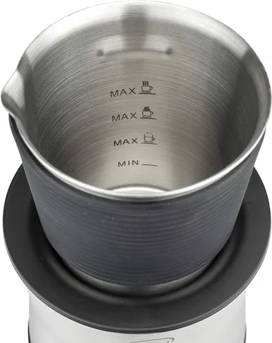 Vista 4 de Brentwood GA-402S Espumador de leche eléctrico inalámbrico, calentador y máquina de chocolate caliente, capacidad de 10.1 fl oz, acero inoxidable