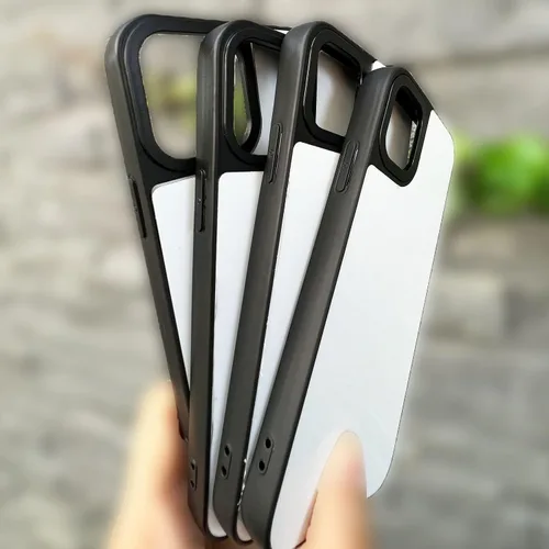 Vista 8 de JUSTRY 5 fundas para teléfono en blanco de sublimación a granel compatibles con iPhone 12/12 Pro, 6.1 pulgadas, fácil de sublimar, personalizable, 2