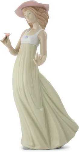 Vista 5 de NAO Suave brisa Figura de mujer de porcelana.