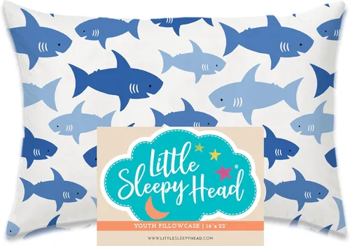 Vista 87 de Funda de almohada para jóvenes Little Sleepy Head - 100% funda de almohada de algodón y hipoalergénica - Funda de almohada envolvente de ajuste