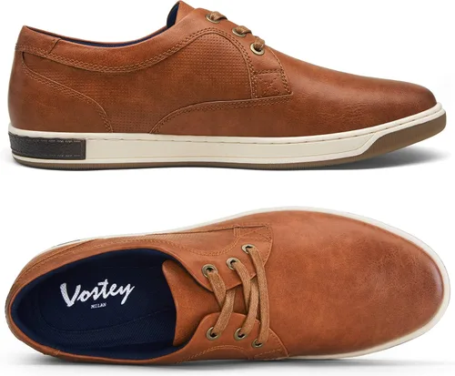 Vista 3 de Vostey Men's Sneakers Fashion Casual Shoes Dress Sneaker Oxford Shoes