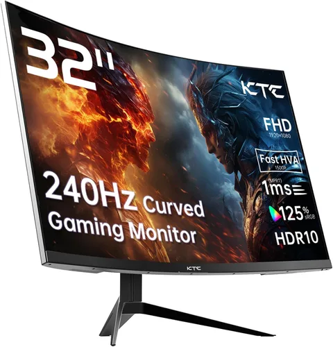 Vista 21 de KTC Portable Monitor 15.6 Inch, FHD 1080P Travel Laptop Monitor Extender with USB-C HDMI, Ultra-Slim IPS HDR Display with Speakers, Second Monitor