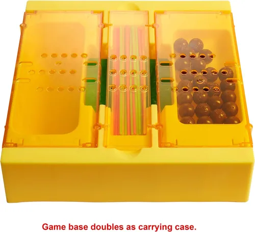 Vista 4 de Mattel Games Monos Tumblin' de viaje, juego portátil para niños con almacenamiento integrado para niños de 5 años en adelante, multicolor