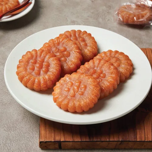 Vista 2 de Postre coreano de la familia real Yakgwa tradicional waffle dulce miel galleta snack 7.05 oz - empaquetado individualmente