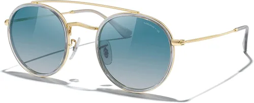 Vista 2 de MERRYS Gafas de sol polarizadas redondas retro - Gafas de sol unisex de doble puente