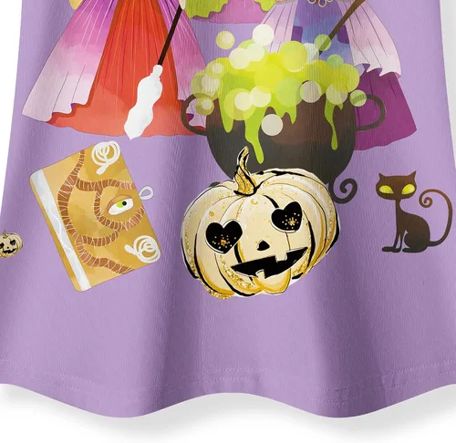 Vista 5 de Yannie Winifred Sarah Mary Sanderson - Vestido de hermana y niña ropa de bruja para niños camisa de manga corta con volantes