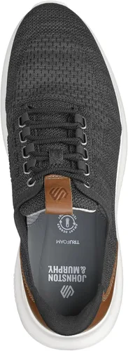 Vista 2 de Johnston & Murphy Men’s Amherst 2.0 Knit Plain Toe Dress Casual Shoe Punto negro jaspeado