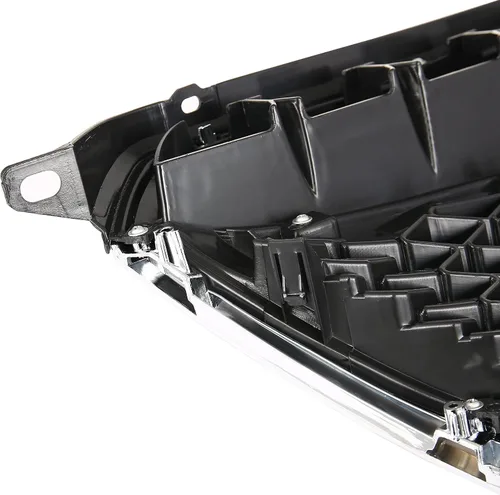 Vista 7 de KARPAL Conjunto de parrilla de parachoques delantero con moldura cromada compatible con Subaru XV Crosstrek 2013-2015