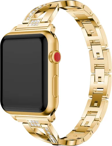 Vista 4 de Adjustable Fashion Chain Link Bracelet Band Compatible with Apple Watch