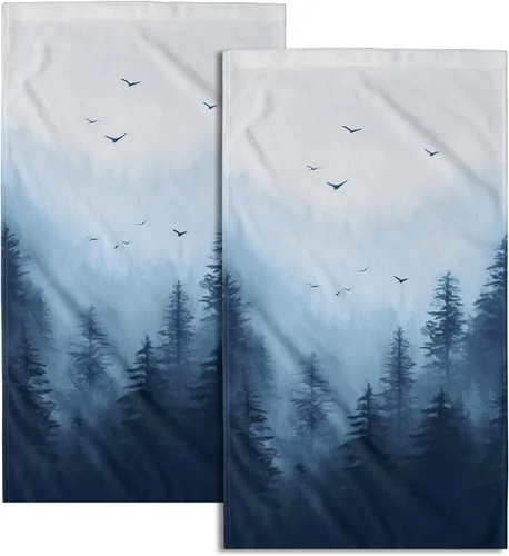 Vista 62 de Giwawa Juego de 2 toallas de mano con diseño de camión americano del 4 de julio, toallas de baño para el Día de la Independencia, suaves