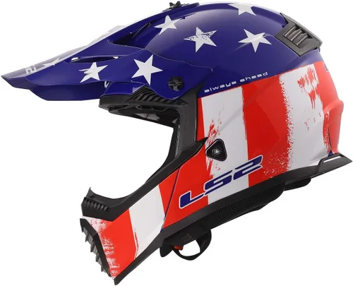 Vista 2 de LS2 Helmets Gate - Casco integral juvenil