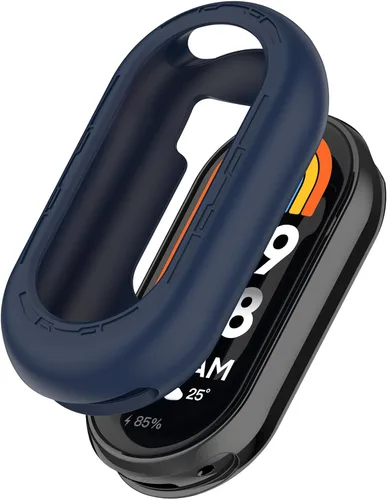 Vista 8 de Funda protectora para Mi Band 8, a prueba de golpes, resistente a los golpes, funda de parachoques para Xiaomi Mi Band 8 Activity Tracker Agua