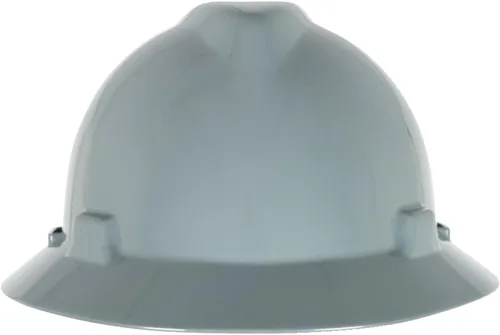 Vista 9 de MSA V-Gard Casco de Ala Completa con Suspensión - Carcasa de Polietileno, Protección Superior contra Impactos y Correas de Corona Autoajustables