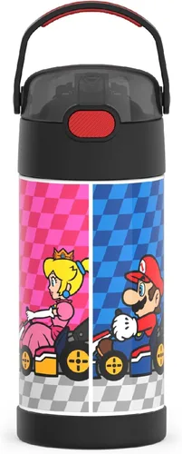 Vista 39 de THERMOS FUNTAINER Botella de agua con pajita, 12 onzas, Avengers