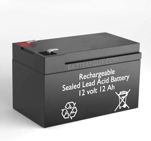 Vista 2 de BatteryGuy Rascal 8 baterías de repuesto 12V 12Ah SLA equivalente a la marca (Recargable), cantidad de 2