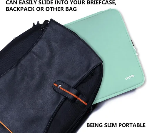 Vista 52 de Funda para portátil, bolsa de transporte con protección para computadora compatible con MacBook Air nuevo de 13 pulgadas M2/A2681 M1/A2337, MacBook