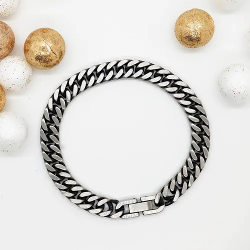 Vista 4 de Paintball - Pulsera de cadena de eslabones cubanos con texto en inglés "I Love You More Than You Love", para amantes del paintball, divertidos