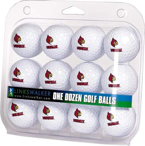 Vista 58 de LinksWalker Bolas de golf universitarias 12 bolas de regalo, tamaño reglamentario, bolas de 2 piezas