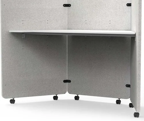 Vista 3 de Stand Up Desk Store Ruedas de 2 pulgadas para reducir el ruido reciclado PET Workpods (paquete de 6)