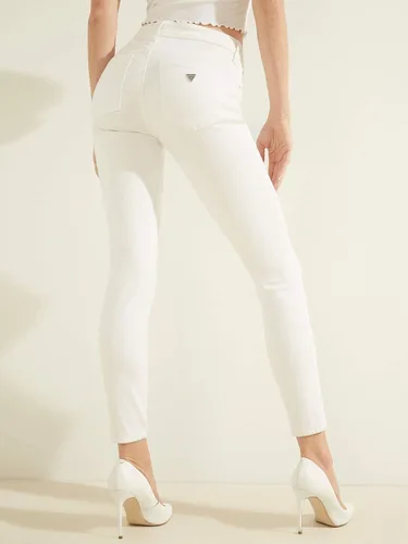 Vista 3 de GUESS Jeans ajustados elásticos de tiro medio para mujer