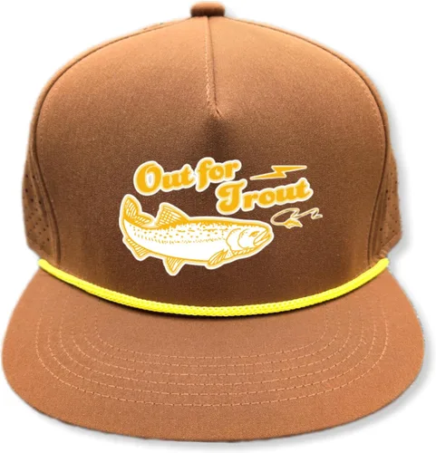 Vista 9 de ThatsRad Out for Trout Corduroy Snapback Sombrero Gorra Pesca con Mosca Pescador
