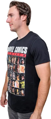 Vista 3 de Marvel Comics Presents Timeless Avengers Grid Captain America Iron Man Camiseta X-Men