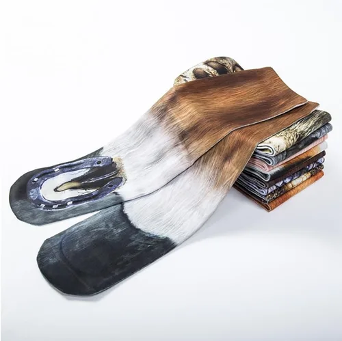 Vista 3 de Calcetines con diseño de pata de animal, divertidos regalos de Navidad, para adultos, hombres, mujeres, adolescentes, niños, regalos de broma