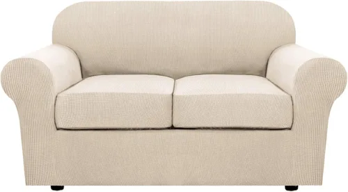 Vista 123 de H.VERSAILTEX Fundas de Sofá Elásticas para Cojines Fundas de Sofá para Muebles de Sala Fundas Protectoras