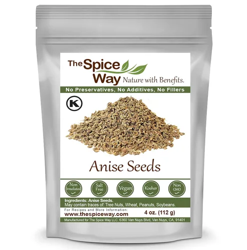 Vista 3 de The Spice Way Semillas de hinojo 8 oz Semillas de anís 4 oz y semillas de fenogreco 8 oz
