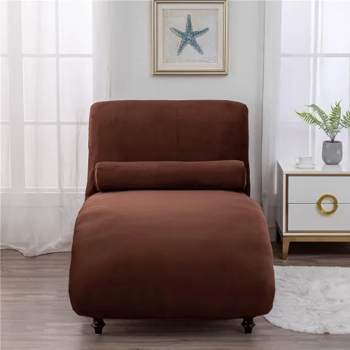 Vista 7 de Funda de terciopelo para diván Longue, funda de lujo para tumbona, para sala de estar, funda para muebles de interior, ultra suave, lavable a