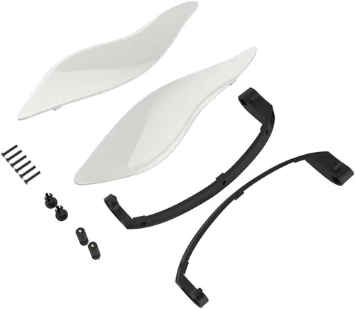 Vista 36 de Moto Onfire Deflectores de aire para motocicleta Whisky ámbar con carenado de murciélago para Electra Glide '14 y más tarde (2 piezas)