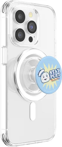 Vista 3 de Ghostbusters Póster retro de Stay Puft PopSockets MagSafe PopGrip para iPhone