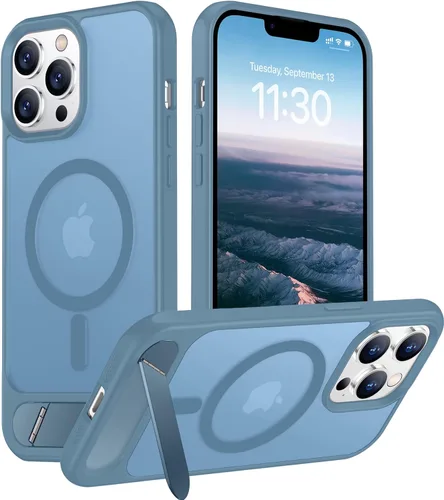 Vista 153 de Funda para iPhone 11 con compatibilidad magnética, [Soporte invisible incorporado][Compatible con MagSafe]
