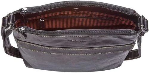 Vista 3 de Voyager - Bolso cruzado con cremallera #7832, Negro -, Voyager 7832