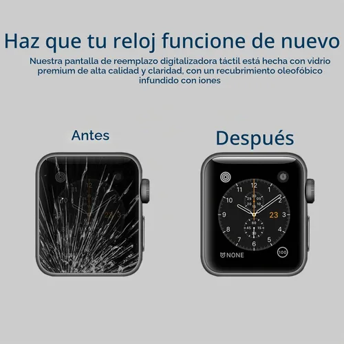Vista 5 de Reemplazo de pantalla frontal para Apple Watch Series 4 Kit de reparación de digitalizador táctil con herramientas e instrucciones