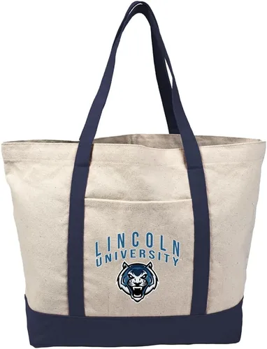 Vista 287 de Campus Lab Bolsa de lona con logotipo primario colegiado con bolsillo externo, bolsa de hombro reutilizable para ir de compras, playa Águilas A&m