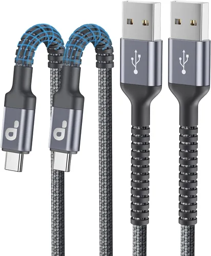 Vista 7 de Cable de carga corto para iPhone de 1 pie, paquete de 2 cables Lightning USB con certificación MFi de Apple, cable de carga para iPhone, cable