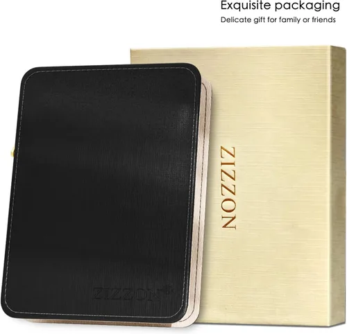 Vista 7 de ZIZZON Juego de manicura profesional de acero inoxidable para uñas y uñas de los pies y uñas 9 en 1, kit de pedicura y aseo con estuche de viaje