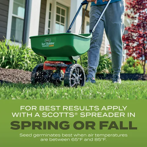 Vista 4 de Scotts Turf Builder - Mezcla de festuca alta para semillas de césped, duradera para resistir condiciones duras con nutrición para el desarrollo