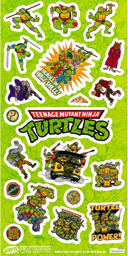 Vista 3 de Teenage Mutant Ninja Turtles Mochila con juego de lonchera - Paquete con mochila TMNT para la escuela, bolsa de almuerzo, calcomanías, más Mochila