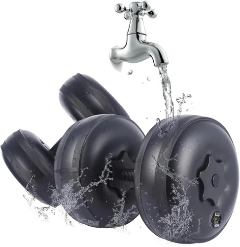 Vista 2 de Water Filled Dumbbells Set - Water Filled Weights - Portable Travel Weights - Adjustable Dumbbells